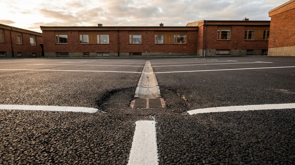 Asfaltering av parkering