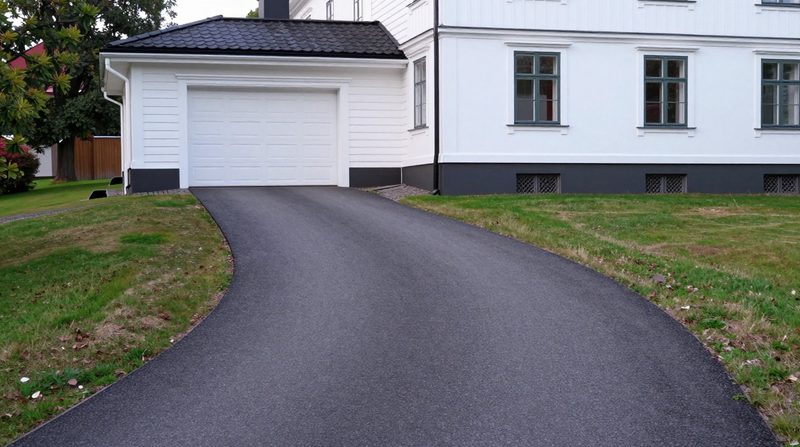 Asfaltering av uppfart